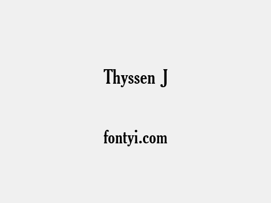 Thyssen J