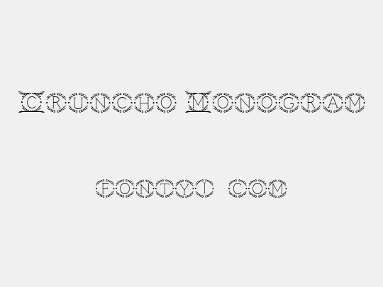 Cruncho Monogram