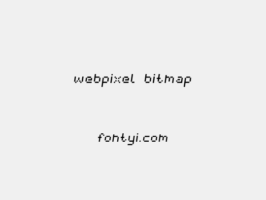 webpixel bitmap