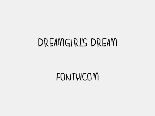 dreamgirl's dream