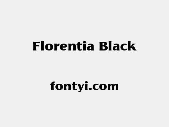 Florentia Black