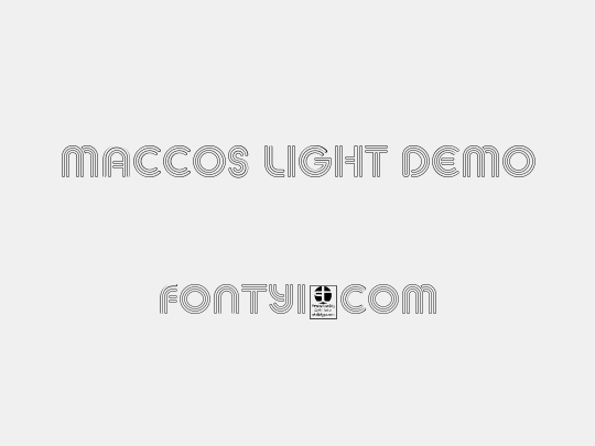 MACCOS LIGHT Demo