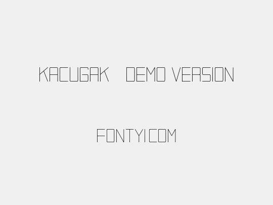 Kacugak - demo version