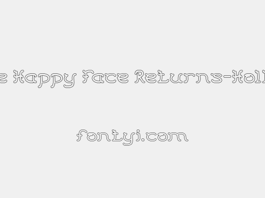 The Happy Face Returns-Hollow