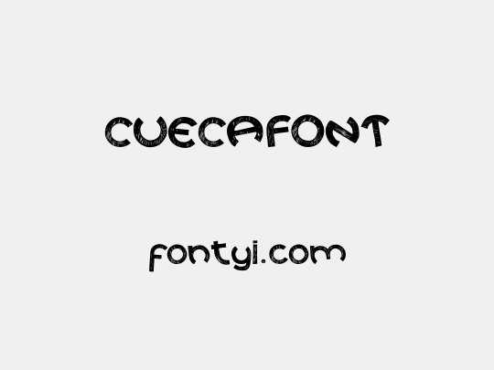 CUECAFONT