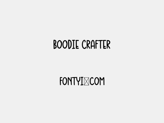 Boodie Crafter
