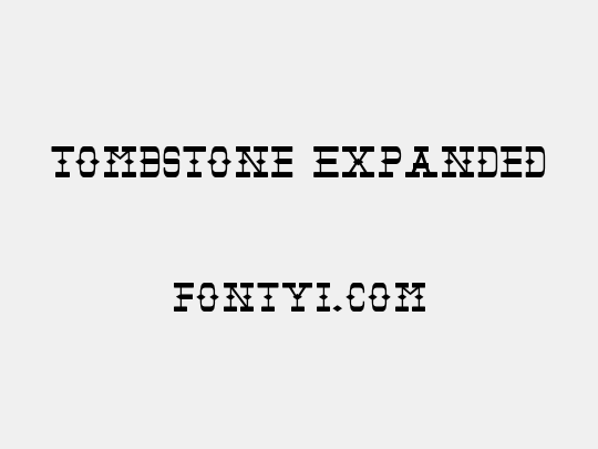 Tombstone Expanded