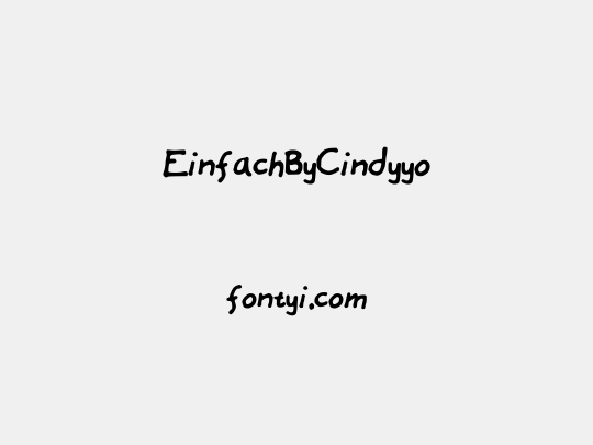 EinfachByCindyyo