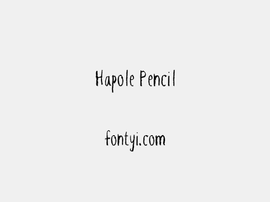 Hapole Pencil