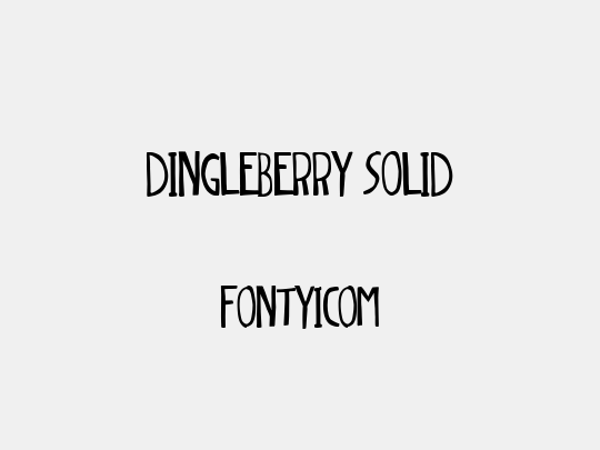 dingleberry solid