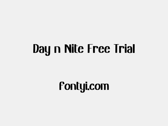 Day n Nite Free Trial