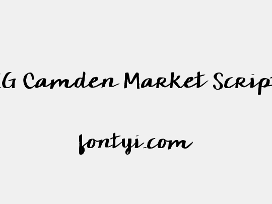 KG Camden Market Script