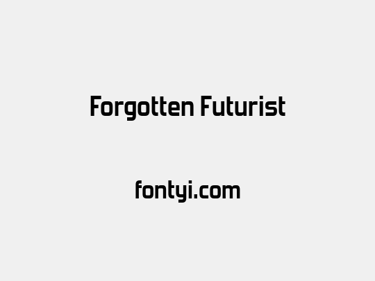 Forgotten Futurist