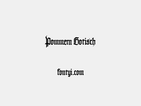 Pommern Gotisch