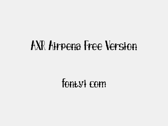 AXR Airpena Free Version