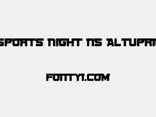 SF Sports Night NS AltUpright