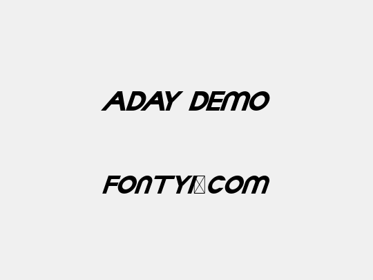 Aday Demo