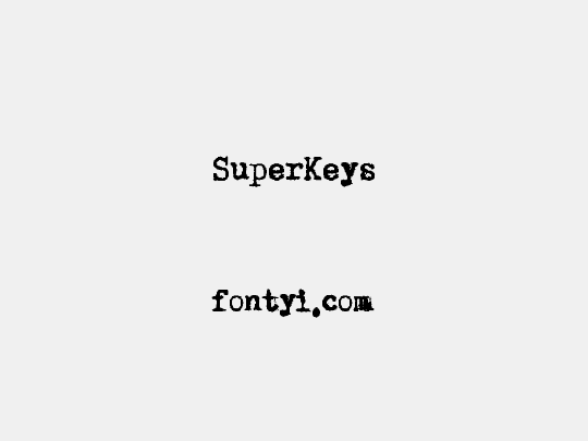 SuperKeys