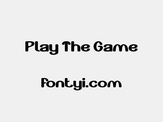 Play The Game