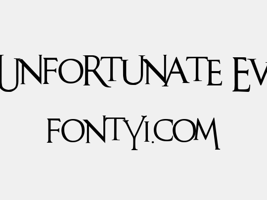 An Unfortunate Event