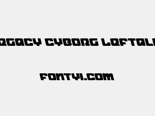 Legacy Cyborg Leftalic