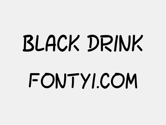 BLACK DRINK