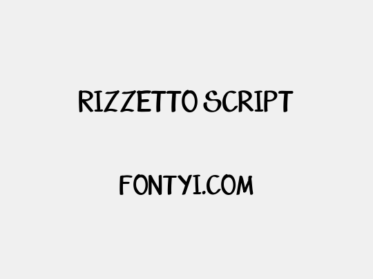 Rizzetto Script