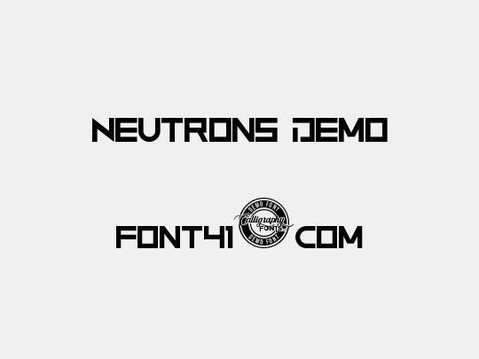 Neutrons Demo