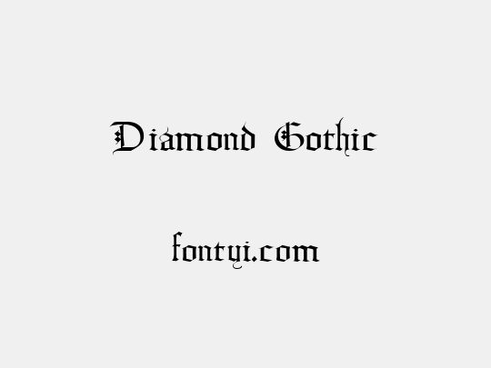 Diamond Gothic
