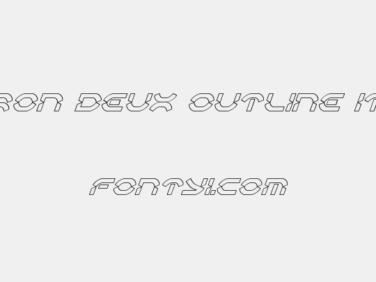 Oberon Deux Outline Italic
