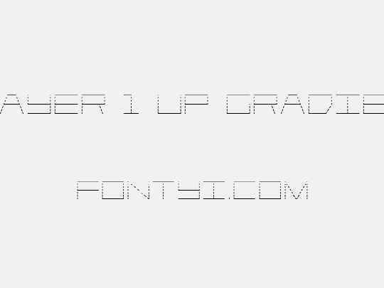 Player 1 Up Gradient