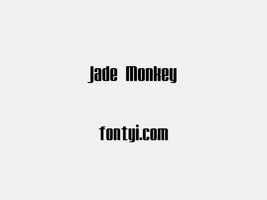 Jade Monkey