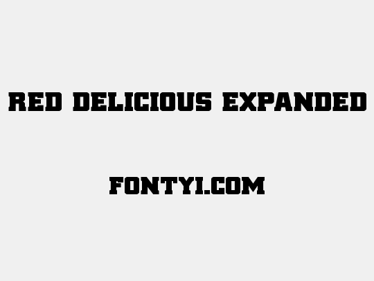 Red Delicious Expanded