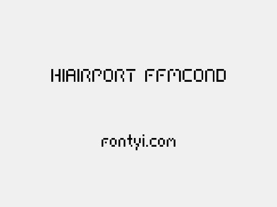 HIAIRPORT FFMCOND