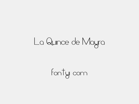 La Quince de Mayra