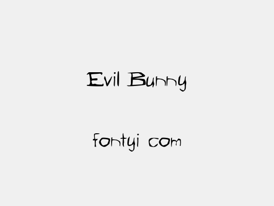 Evil Bunny