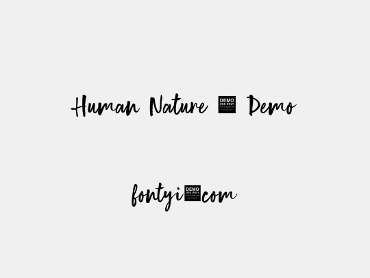 Human Nature - Demo
