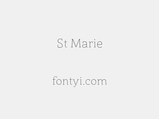 St Marie