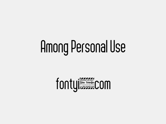 Among Personal Use