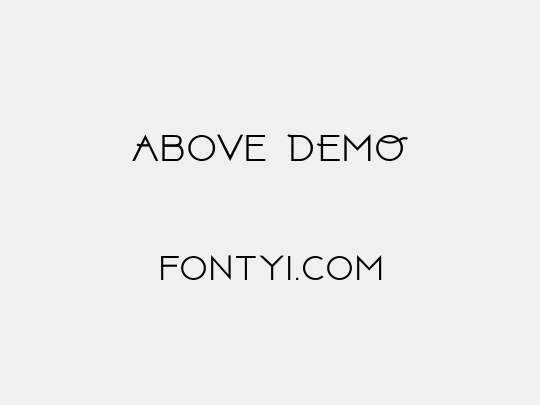 Above DEMO