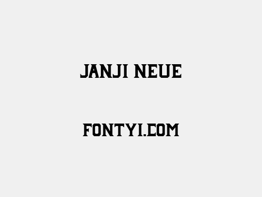 Janji Neue