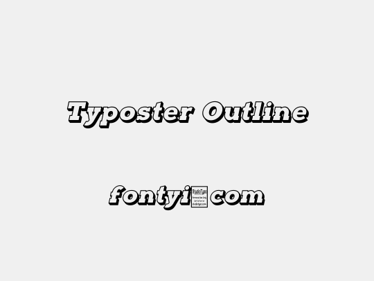 Typoster Outline
