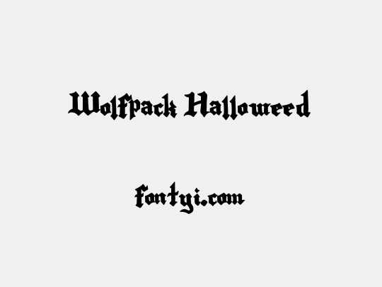 Wolfpack Halloweed
