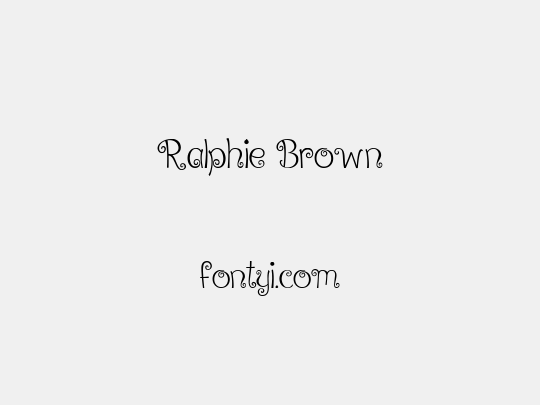 Ralphie Brown