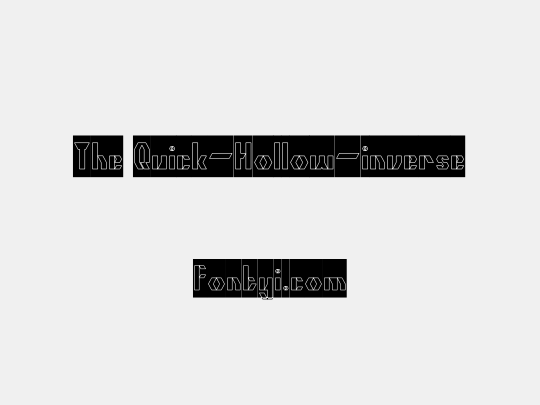 The Quick-Hollow-inverse