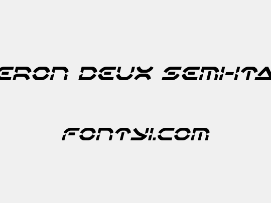 Oberon Deux Semi-Italic