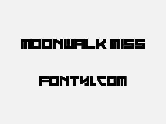 Moonwalk Miss