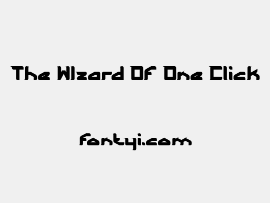The WIzard Of One Click