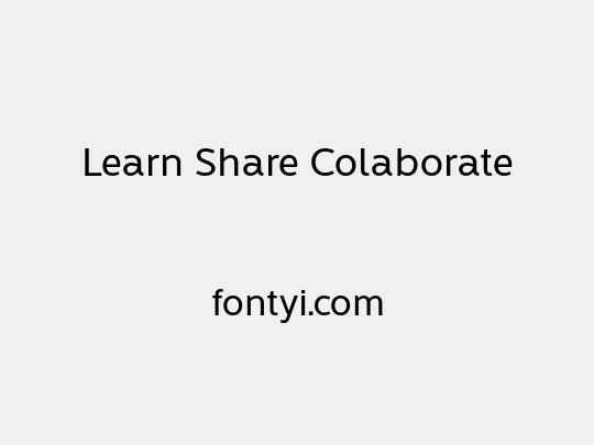 Learn Share Colaborate