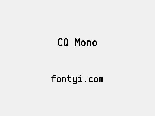 CQ Mono